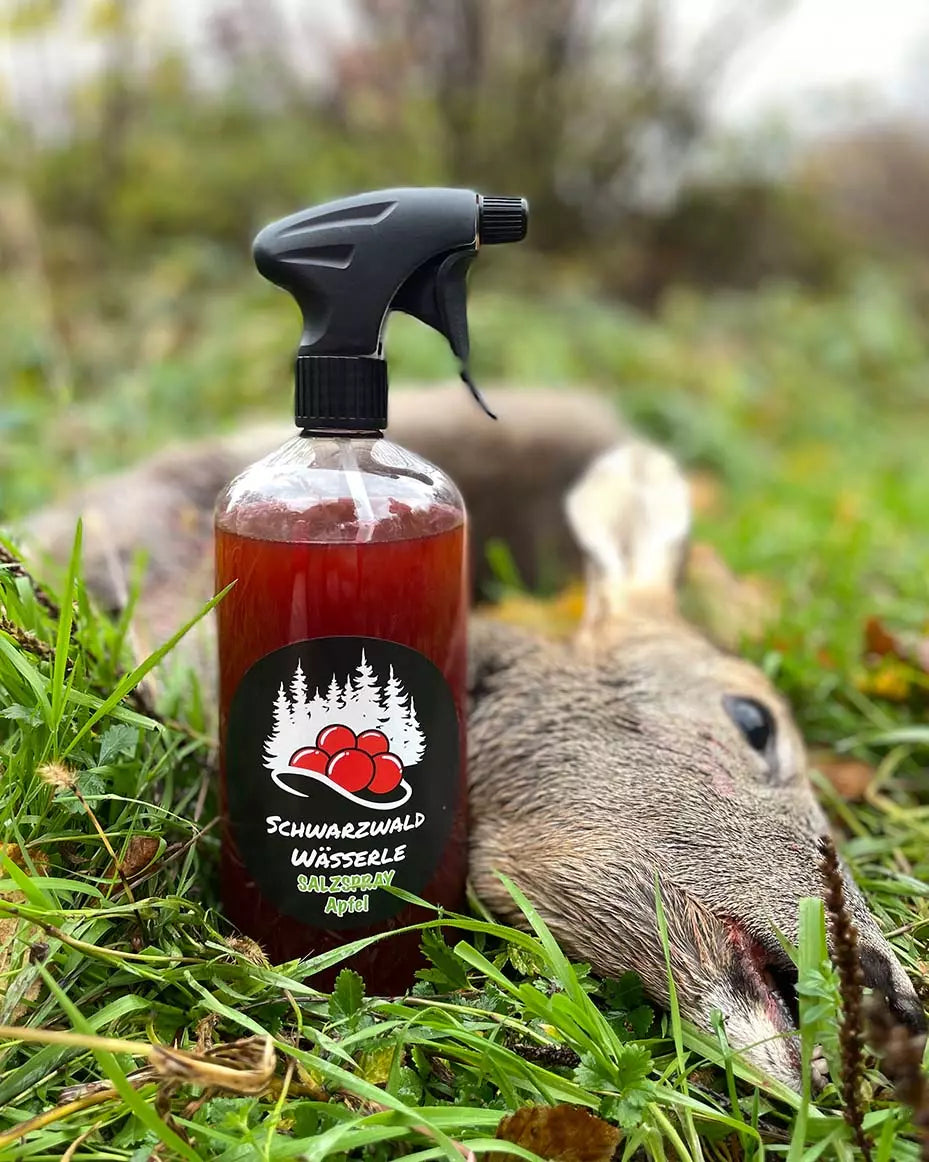 Salzspray Apfel - Lockmittel Rehwild, Schwarzwild, Rotwild und Damwild
