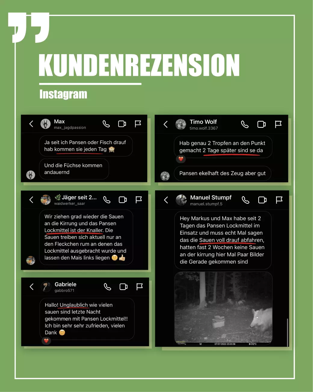 Pansen Lockmittel - Schwarzwild und Raubwild